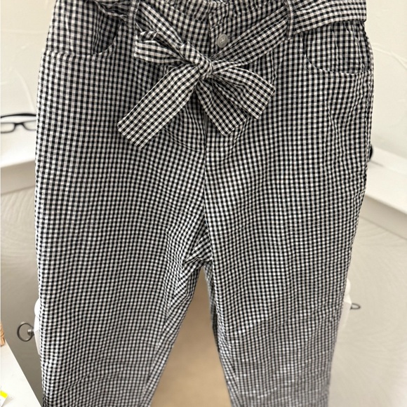 Sincerly Jules Pants - Sincerely Jules Black and White Checkered Capris